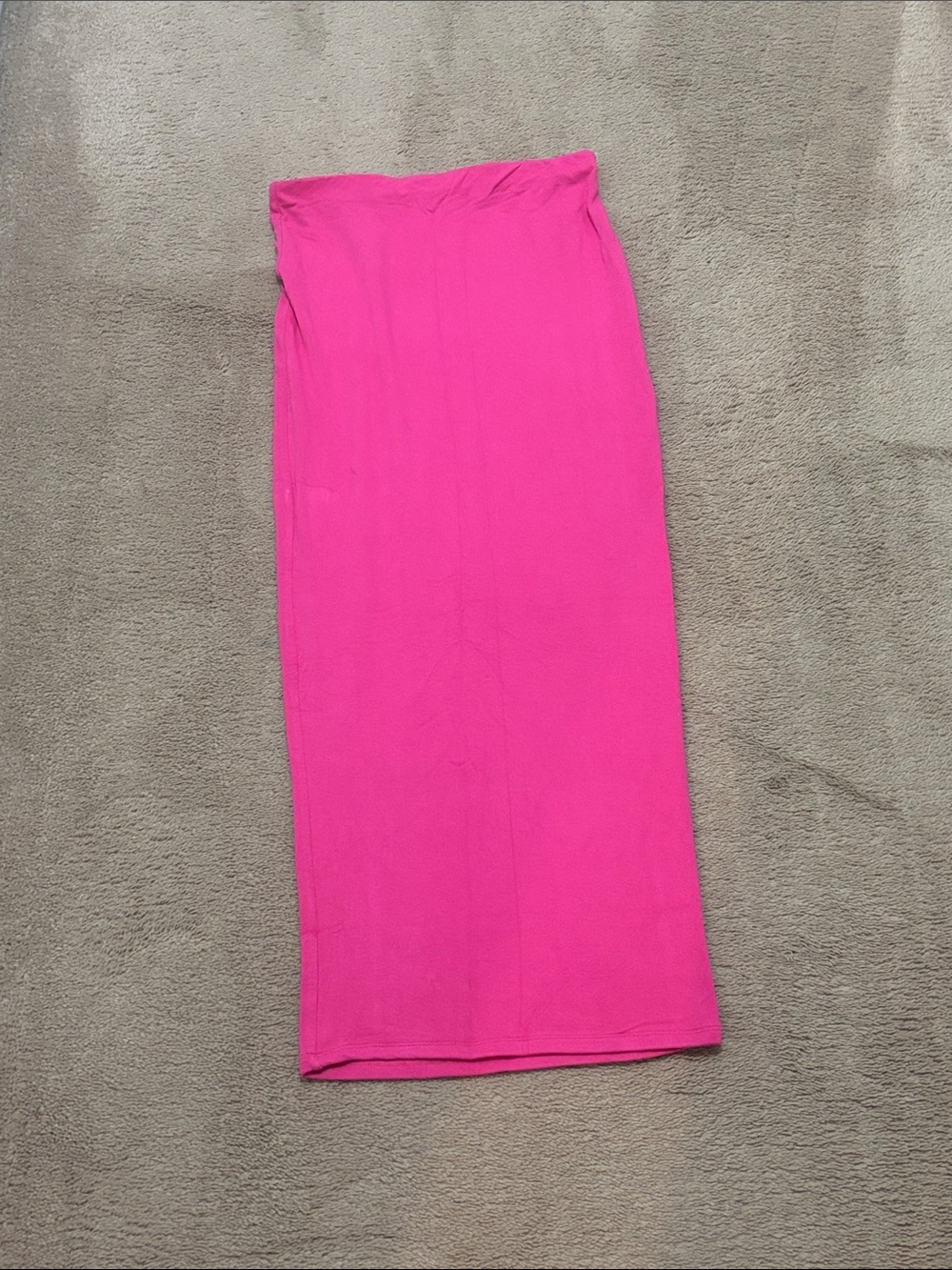 naked wardrobe Neon Pink Maxi Tube Skirt